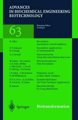 Biotransformations - Advances in Biochemical Engineering/Biotechnology 63 (Hardback)