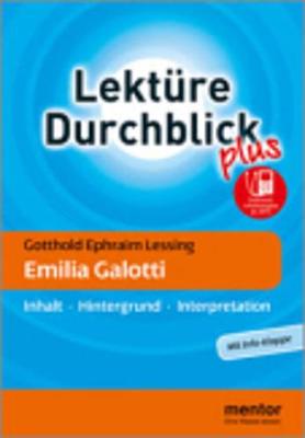 Lekture Durchblick Deutsch Plus: Gotthold Ephraim Lessing: Emilia Galotti