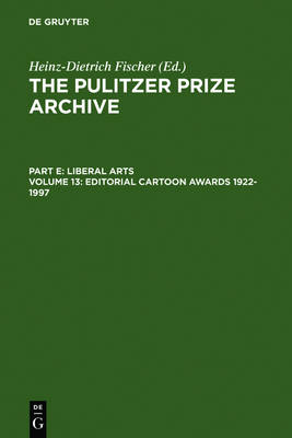 Editorial Cartoon Awards 1922-1997 (Hardback)