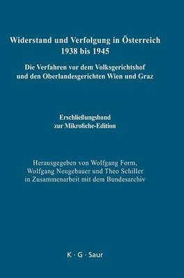 Erschlie ungsband Zur Mikrofiche-Edition (Hardback)