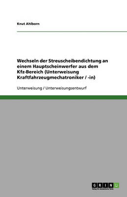 Wechseln Der Streuscheibendichtung an Einem Hauptscheinwerfer Aus Dem Kfz-Bereich (Unterweisung Kraftfahrzeugmechatroniker / -In) (Paperback)