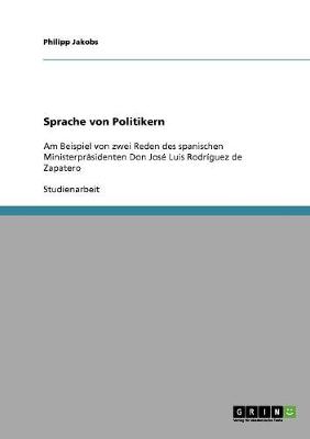 Sprache Von Politikern (Paperback)