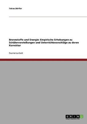 Brennstoffe Und Energie: Empirische Erhebungen Zu Schulervorstellungen Und Unterrichtsvorschlage Zu Deren Korrektur (Paperback)