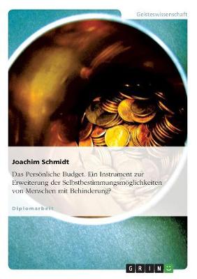 Das Personliche Budget. Ein Instrument Zur Erweiterung Der Selbstbestimmungsmoglichkeiten Von Menschen Mit Behinderung? (Paperback)
