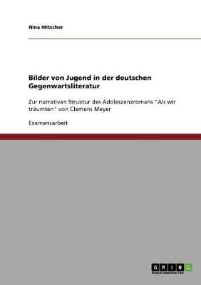 Bilder Von Jugend in Der Deutschen Gegenwartsliteratur (Paperback)