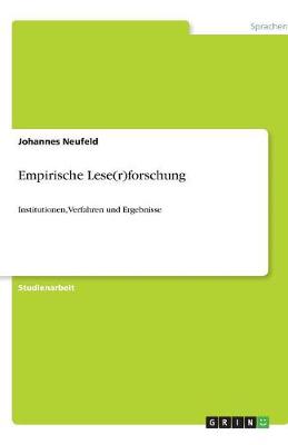 Empirische Lese(r)Forschung (Paperback)
