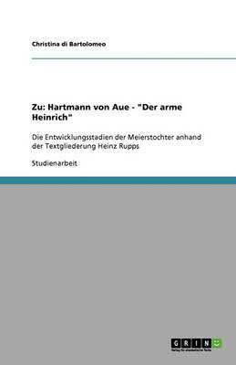 Zu: Hartmann Von Aue - Der Arme Heinrich (Paperback)
