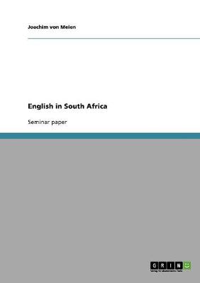English in South Africa (Paperback)