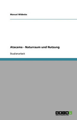 Atacama - Naturraum Und Nutzung (Paperback)