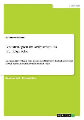 Lesestrategien Im Arabischen ALS Fremdsprache (Paperback)