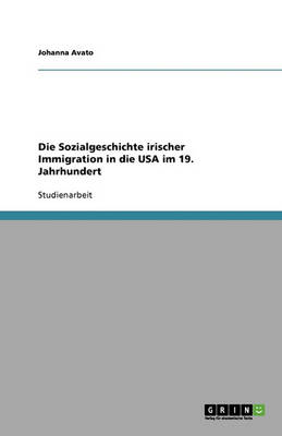 Die Sozialgeschichte Irischer Immigration in Die USA Im 19. Jahrhundert (Paperback)