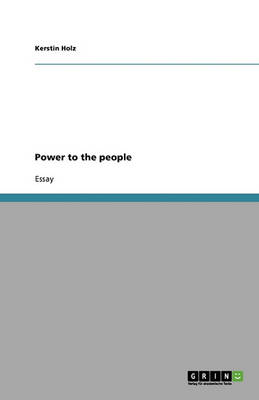Power to the People (Paperback)