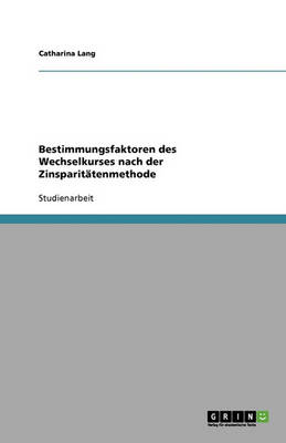 Bestimmungsfaktoren Des Wechselkurses Nach Der Zinsparitatenmethode (Paperback)
