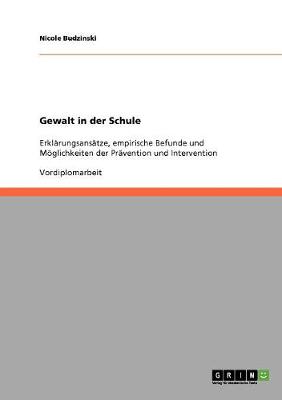 Gewalt in Der Schule (Paperback)