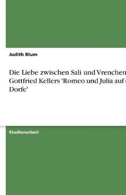 Die Liebe Zwischen Sali Und Vrenchen in Gottfried Kellers 'Romeo Und Julia Auf Dem Dorfe' (Paperback)