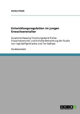 Entwicklungsregulation Im Jungen Erwachsenenalter (Paperback)