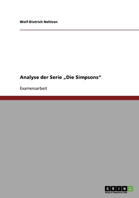 "Die Simpsons. Analyse Der Serie (Paperback)