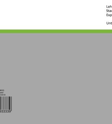 Produktionsorientierte Ann herung an Ein Expressionistisches Gedicht Von Alfred Wolfenstein - St dter in Der Sekundarstufe I Eines Gymnasiums (7. Klasse) (Paperback)