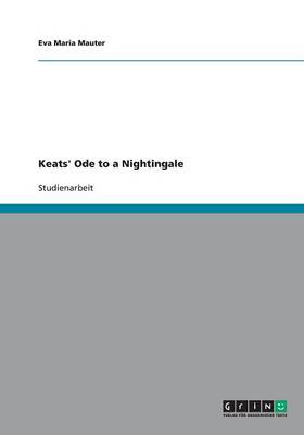 Keats' Ode to a Nightingale (Paperback)