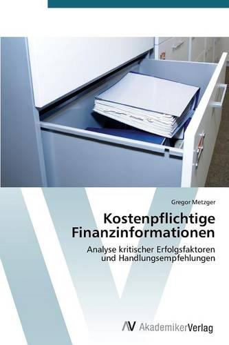 Kostenpflichtige Finanzinformationen (Paperback)