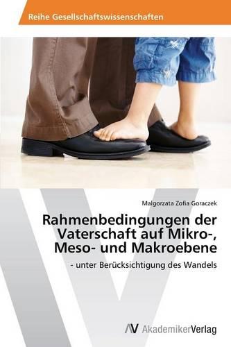 Rahmenbedingungen Der Vaterschaft Auf Mikro-, Meso- Und Makroebene (Paperback)