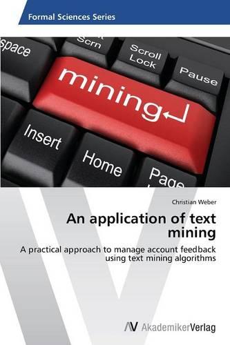 An Application of Text Mining (Paperback)