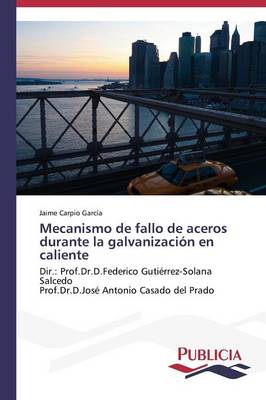 Mecanismo de Fallo de Aceros Durante La Galvanizacion En Caliente (Paperback)