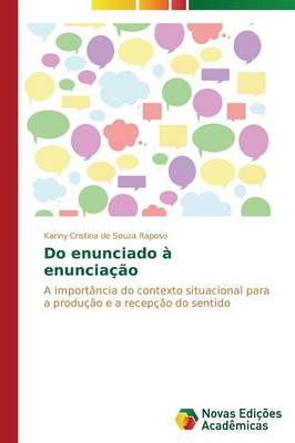 Do Enunciado a Enunciacao (Paperback)