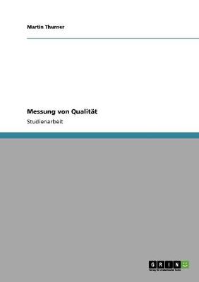 Messung Von Qualitat (Paperback)