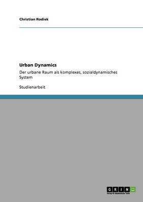 Urban Dynamics (Paperback)