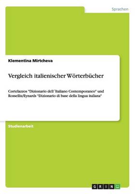Vergleich Italienischer Worterbucher (Paperback)