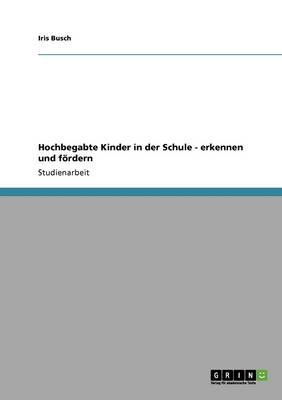 Hochbegabte Kinder in Der Schule - Erkennen Und Fordern (Paperback)