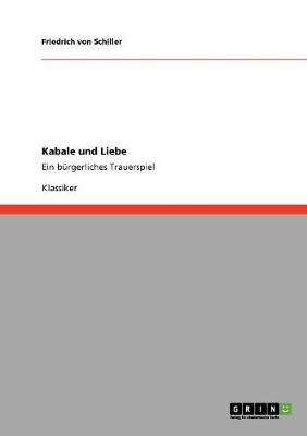 Kabale Und Liebe (Paperback)