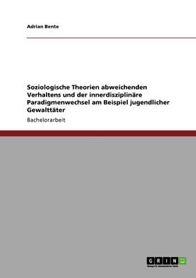 Soziologische Theorien Abweichenden Verhaltens Und Der Innerdisziplinare Paradigmenwechsel. Jugendliche Gewalttater (Paperback)