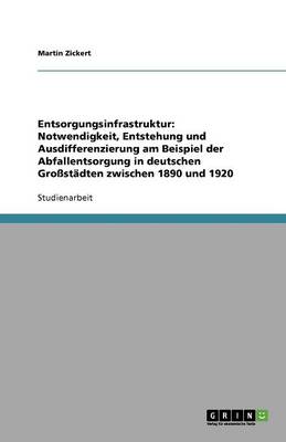 Entsorgungsinfrastruktur: Notwendigkeit, Entstehung Und Ausdifferenzierung Am Beispiel Der Abfallentsorgung in Deutschen Grostadten Zwischen 1890 Und 1920 (Paperback)
