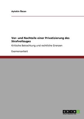 Vor- Und Nachteile Einer Privatisierung Des Strafvollzuges (Paperback)