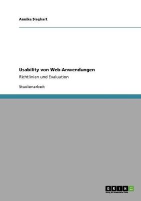 Usability Von Web-Anwendungen (Paperback)