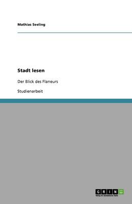 Stadt Lesen. Der Blick Des Flaneurs (Paperback)