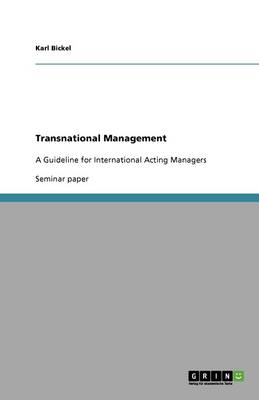 Transnational Management (Paperback)