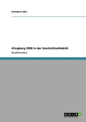Klingberg 2008 in Der Geschichtsdidaktik (Paperback)