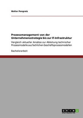 Prozessmanagement Von Der Unternehmensstrategie Bis Zur It-Infrastruktur (Paperback)