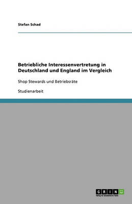 Betriebliche Interessenvertretung in Deutschland Und England Im Vergleich (Paperback)