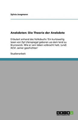 Anekdoten: Die Theorie Der Anekdote (Paperback)