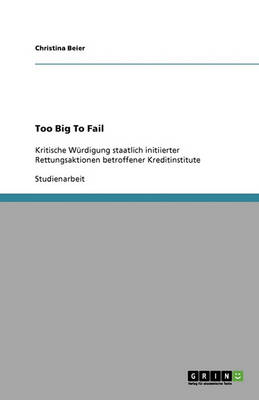 Too Big to Fail (Paperback)