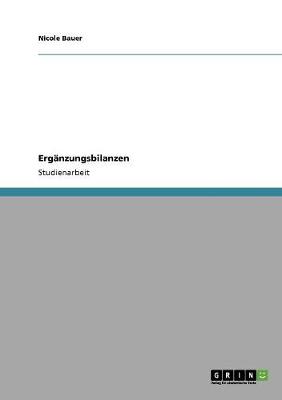 Erganzungsbilanzen (Paperback)
