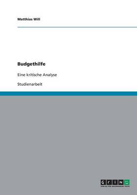 Budgethilfe Zur Armutsbekampfung. Eine Kritische Analyse (Paperback)