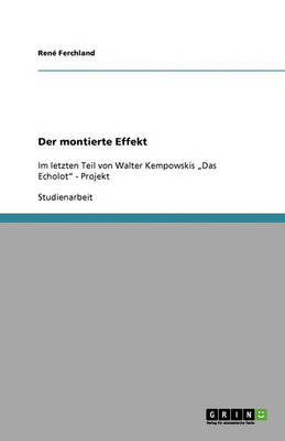 Der Montierte Effekt (Paperback)
