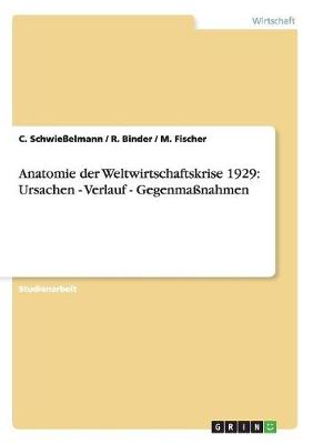 Die Anatomie Der Weltwirtschaftskrise 1929. Ursachen, Verlauf, Gegenmanahmen (Paperback)