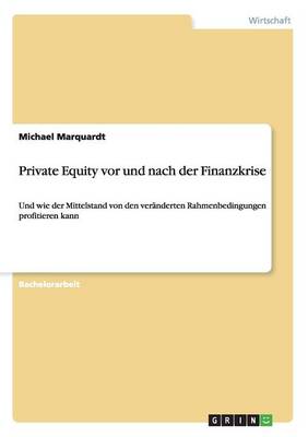 Private Equity VOR Und Nach Der Finanzkrise (Paperback)