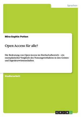 Open Access Fur Alle? (Paperback)